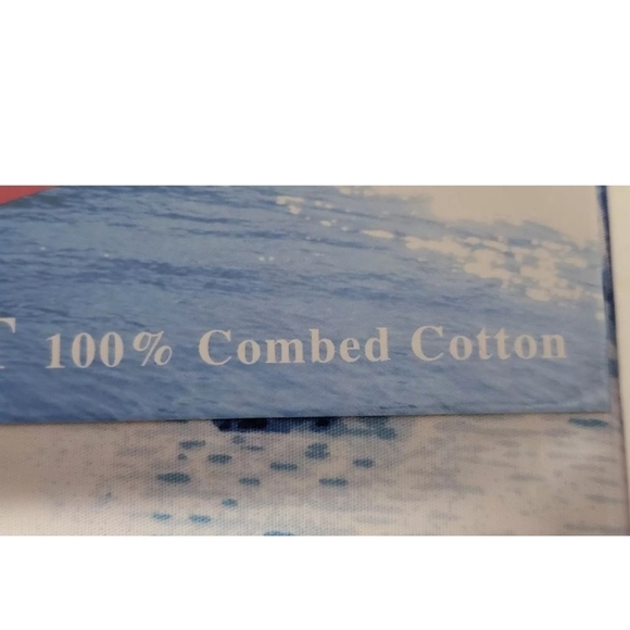 RARE DEAN MILLER SURF BEDDING BALI  Twin  Sheet Set  100% COMBED COTTON  NEW - Picture 7 of 13